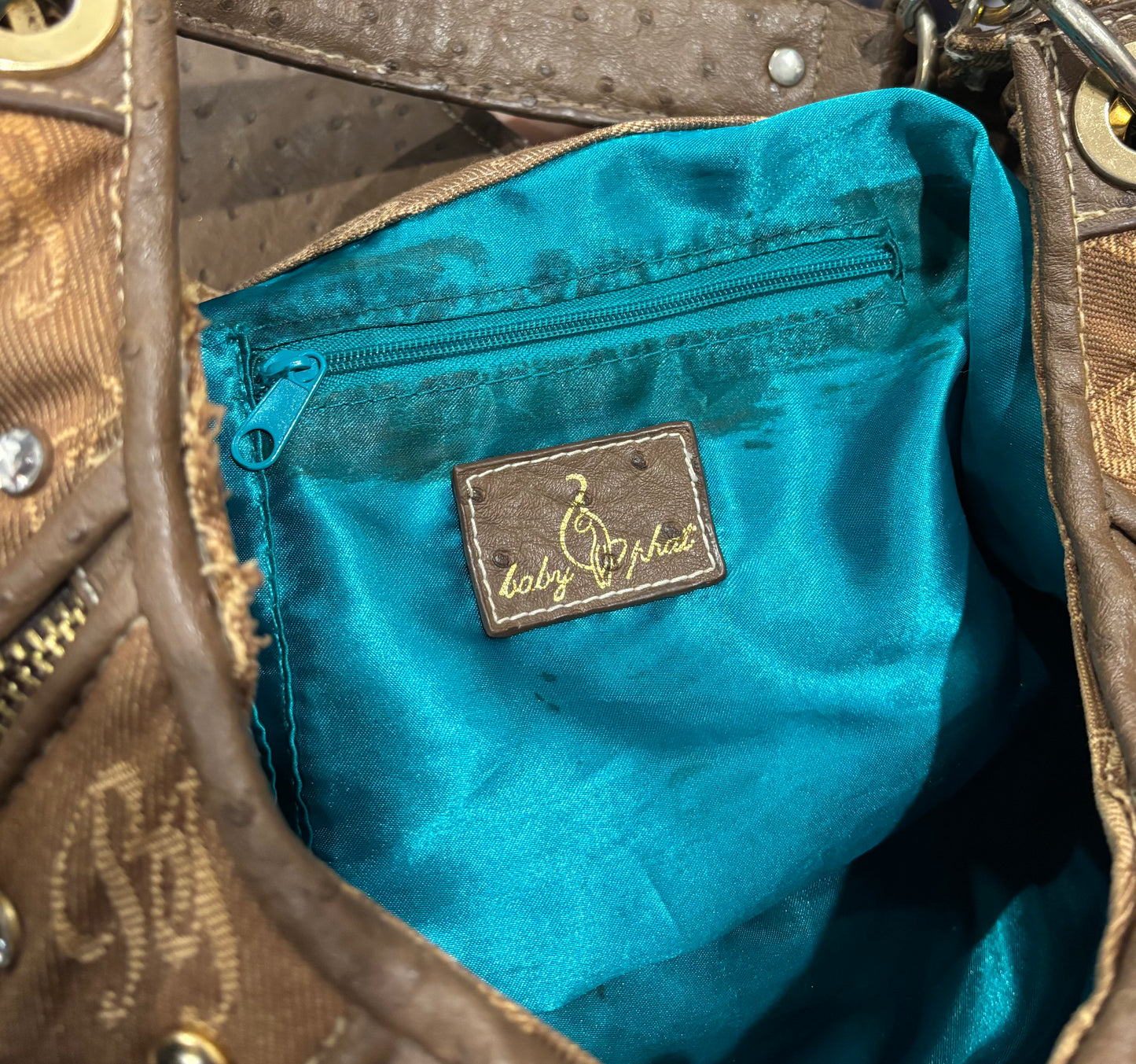 Iconic Baby Phat Y2K Crescent Hobo