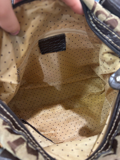 Large Guess Monogram Shoulder Bag