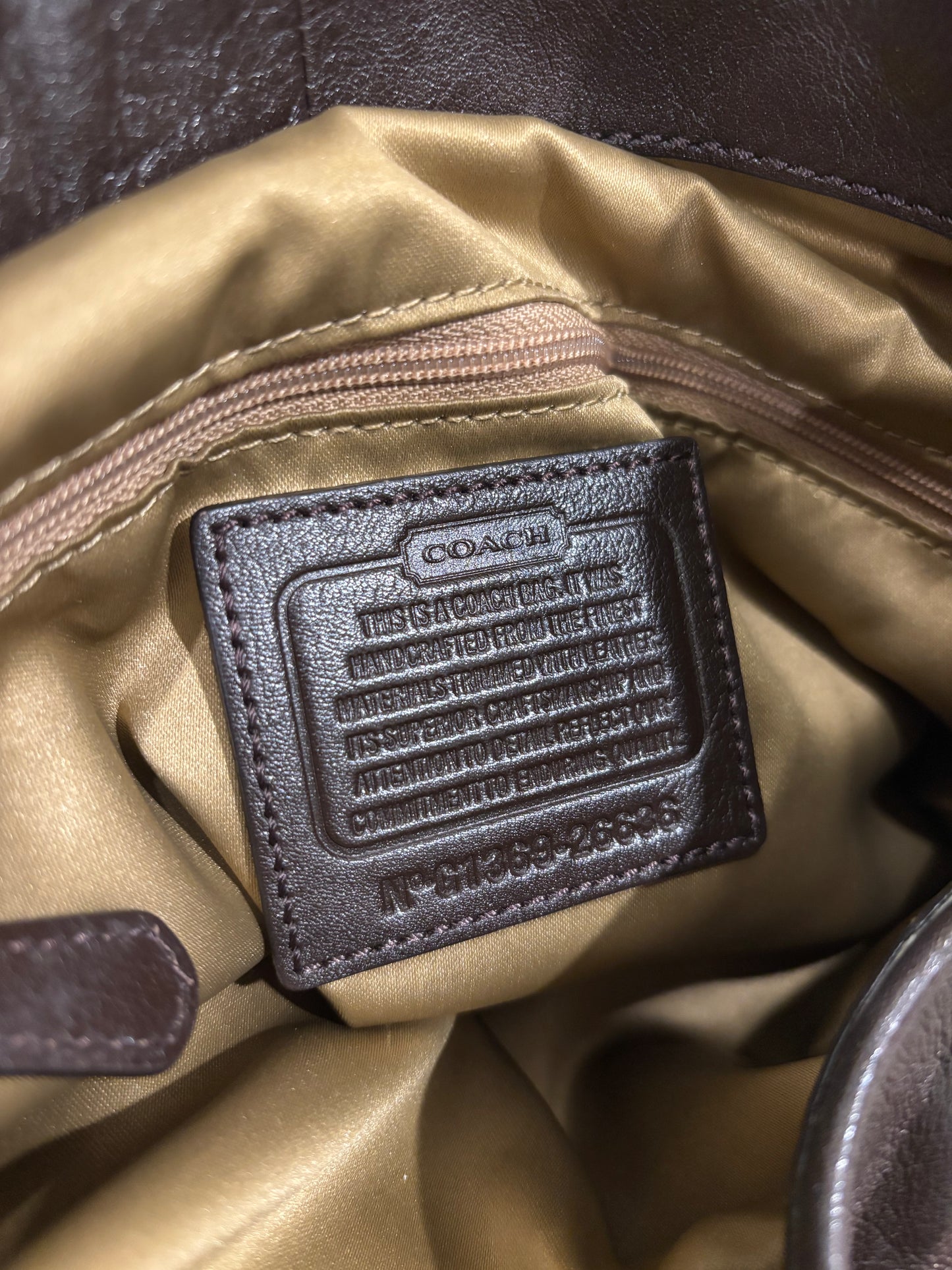 Coach Madison Zebra Shoulder Bag